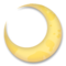 Crescent Moon emoji on LG